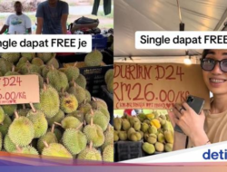 Wow! Gerai Ini Beri Durian Gratis Khusus Bagi Para Jomblo