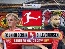 Live Ke iNews! FC Union vs Bayer Leverkusen, Besok Malam Pukul 21.30 WIB