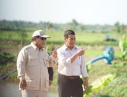 Ri Prabowo Didampingi Mentan Amran Untuk Kunjungan Perdana Hingga Lahan Agrikultur Merauke