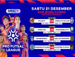 Live Ke MNCTV Pro Futsal League 2025, Halus FC Jakarta vs Unggul FC Malang