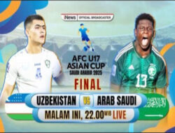 Uzbekistan vs Arab Saudi, Saksikan Pertandingannya Malam Ini Pukul 22.00 WIB Live Hingga iNews