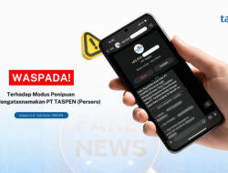 TASPEN Imbau Seluruh Peserta Sebagai Lindungi Data Pribadi