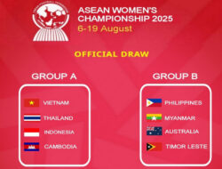 Indonesia Jumpa Thailand dan Vietnam