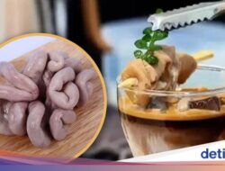 Viral Minuman Minuman Topping Sate Usus Babi, Gimana Rasanya?