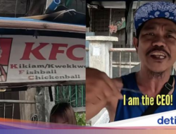 Kocak! Penjual ‘KFC’ Kaki Lima Ini Ternyata Bukan Jualan Ayam Goreng