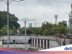 Underpass Dewa Ruci Kuta, Bali Terendam Genangan Air, Jalanan Macet-Turis Dievakuasi