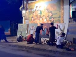 Rumah Warga 350 Meter Disulap Bersama Sebab Itu Galeri Lukisan Ke Cartoon Village Purbalingga