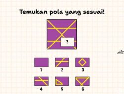 Pemilik IQ Ke Atas Rata-rata Konon Langsung Tahu Jawaban Di Tes Pola Ini, Termasuk?