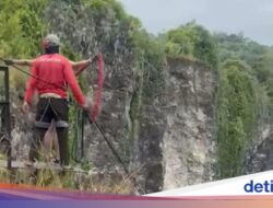 Wahana Bungee Jumping Nusa Penida Diduga Nekat Beroperasi, meski Sudah Ditutup