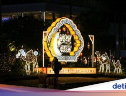 Instalasi Cahaya Ramadan Hiasi Pedestrian HI