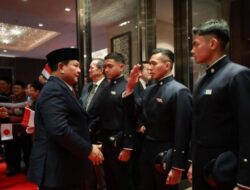 Semangat Juang Taruna Indonesia Menggema Sambut Kepala Negara Prabowo Ke Tokyo