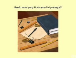 Fokus dan Tajamkan Mata! Temukan Pasangan Benda Di Gambar Ini Untuk Semenit