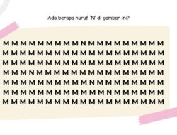 Ada Huruf yang ‘Nyasar’ Ke Permainan Gambar Ini, Tak Banyak yang Bisa Temukan