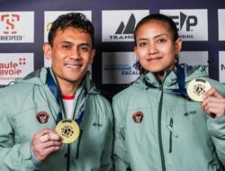 Desak Made dan Veddriq Leonardo Kawinkan Emas Indonesia Di World Climbing Chamonix 2026