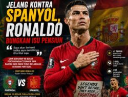 Jelang Kontra Spanyol, Ronaldo Bungkam Topik Pensiun