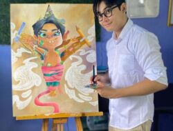 Tak Cuma Jago Melukis! RizkyAmom Sukses Padukan Karyaseni Lukis, Ilustrasi, dan Clay Art Karena Itu Konten Edukatif