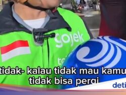 Ojol Tolak Bule Tak Mau Pakai Helm Panen Pujian Di Warganet dan Polisi