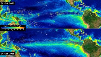 Kejadian Luar Biasa Super El Nino Ubah Warna Laut Samudra Pasifik