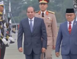 Ri Mesir El-Sisi Tiba Di Indonesia, Besok Bertemu Prabowo